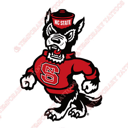 North Carolina State Wolfpack Customize Temporary Tattoos Stickers NO.5494